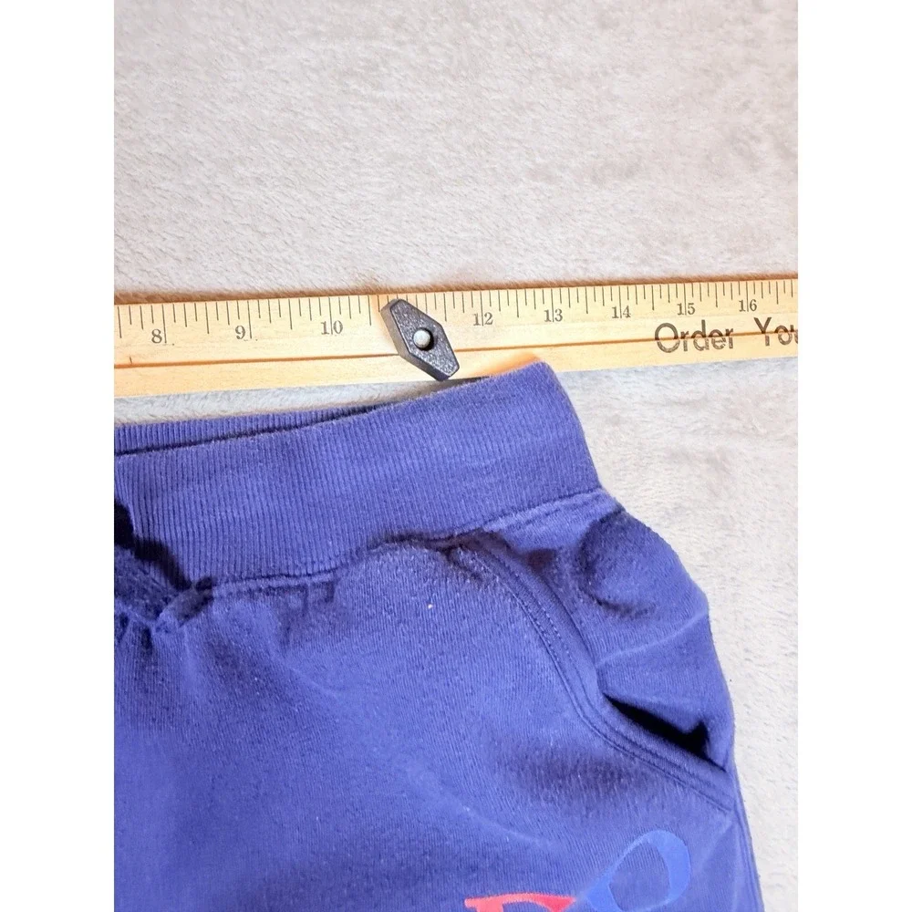 Polo Ralph Lauren Boys L 14-16 Navy Fleece Jogger Sweatpants Pony Logo Joggers